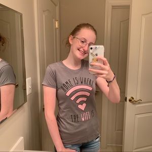 “Home is Where the WiFi is” tee shirt